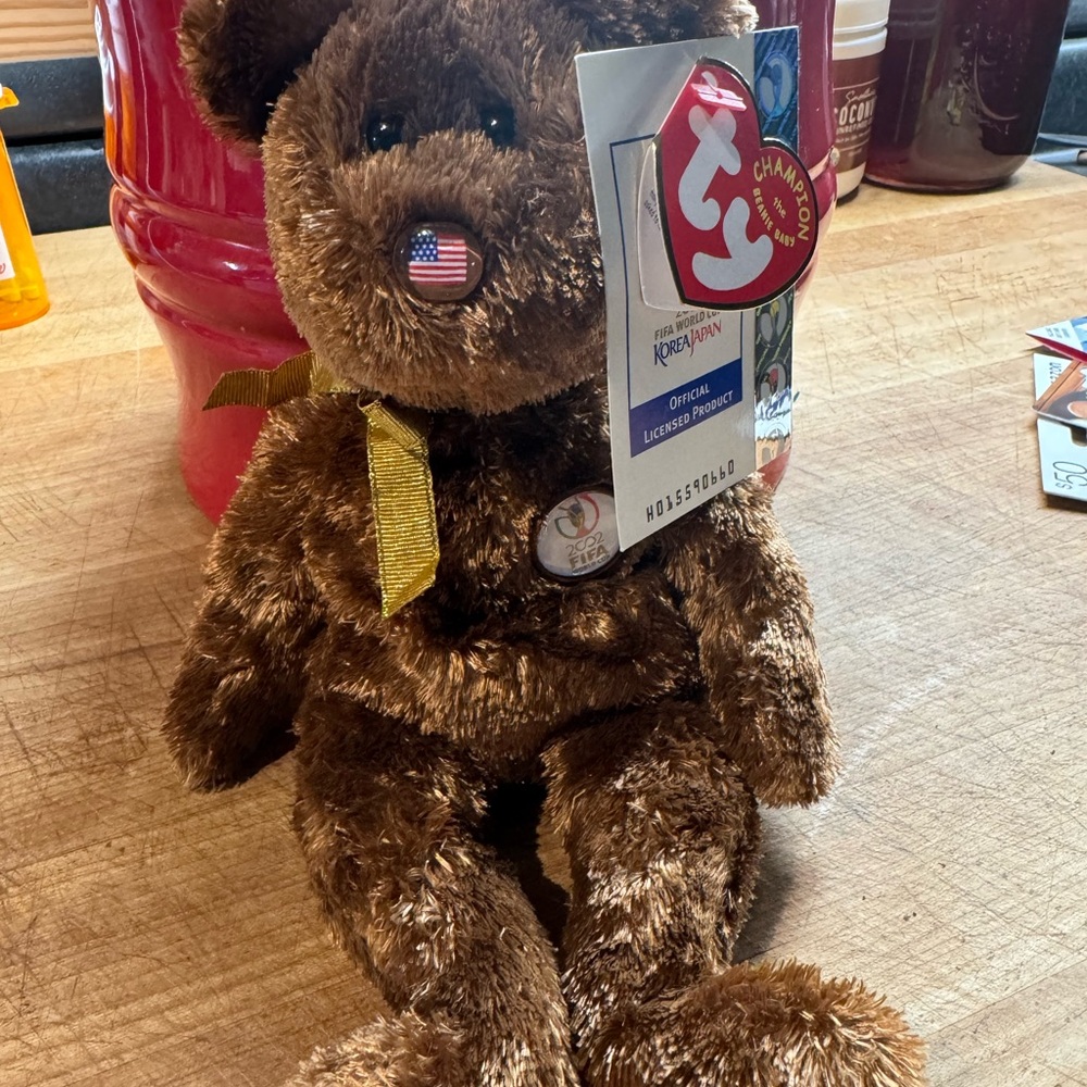 2002 FIFA World Cup beanie baby.